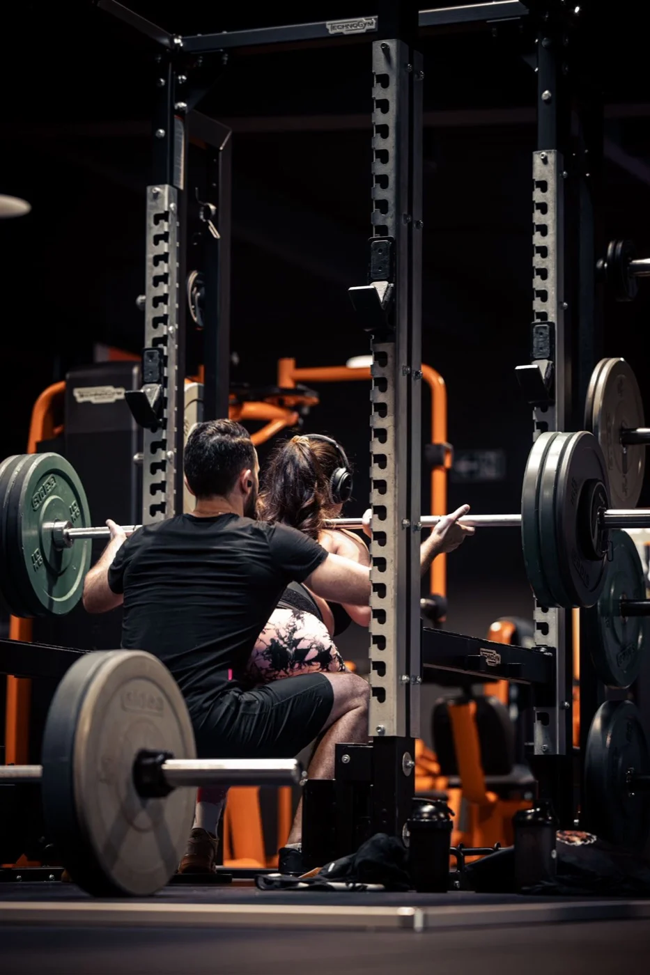 Rémy Bavoix en séance de coaching individuel — correction squat